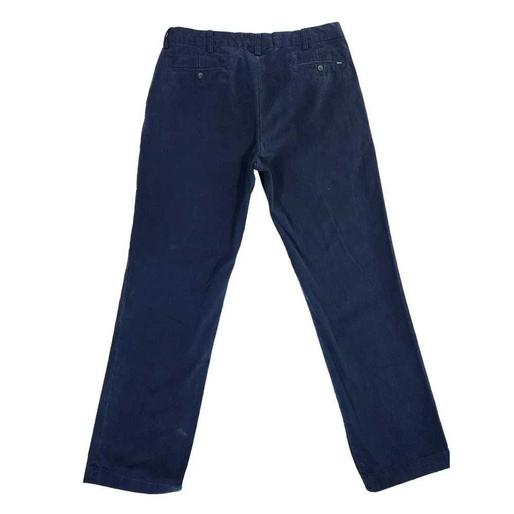 Polo Ralph Lauren Classic Fit Pants Men's 36x32 (Fits W34x31.5) Blue Straight
